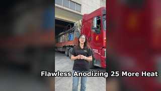 陽極酸化処理の加熱効率が 25% 向上