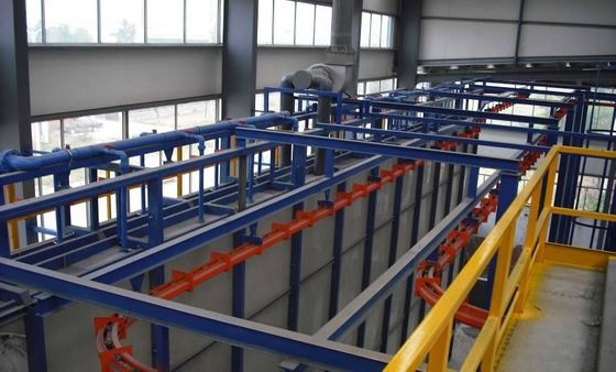 品質  Horizontal Automatic Powder Coating Line Equipment 380V Spraying 工場