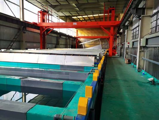 お買い得 80 Tons/Month Semi-Automatic Hard Anodizing Line for Black Anodized Aluminum Parts オンライン