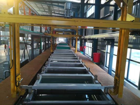 小さい工作物によって自動化される陽極酸化ライン着色の処置プロセス