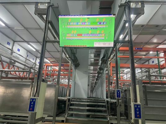 お買い得 屋外テントフレーム用タイプII硫酸陽極酸化および電着塗装付き3000T/M垂直陽極酸化ライン オンライン