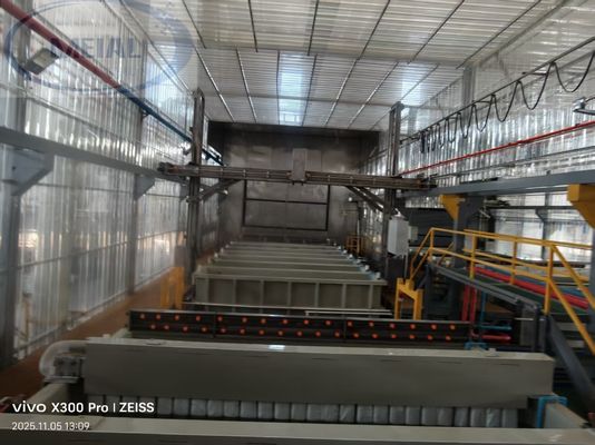 良い値段 高級ドアおよび窓プロファイル用カスタマイズ500T/M陽極酸化処理生産ライン（天然ガス動力） オンライン