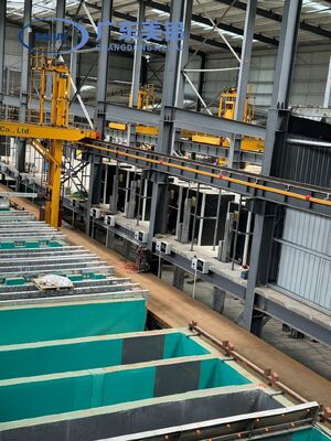 お買い得 水平陽極酸化生産ライン、月産450トン、最大プロファイル長6500mm、陽極酸化膜厚8-12μm オンライン